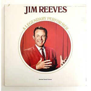 Jim Reeves Legendary Performer With Illustrated Booklet Vinyl Record 33 12" VRE2